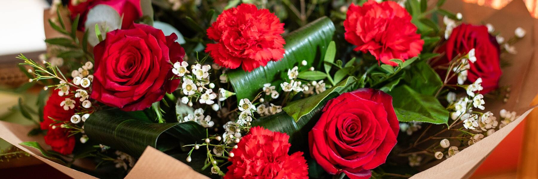 Seasonal bouquets from Hilltop florist in Eastwood, Nottingham offering same-day delivery